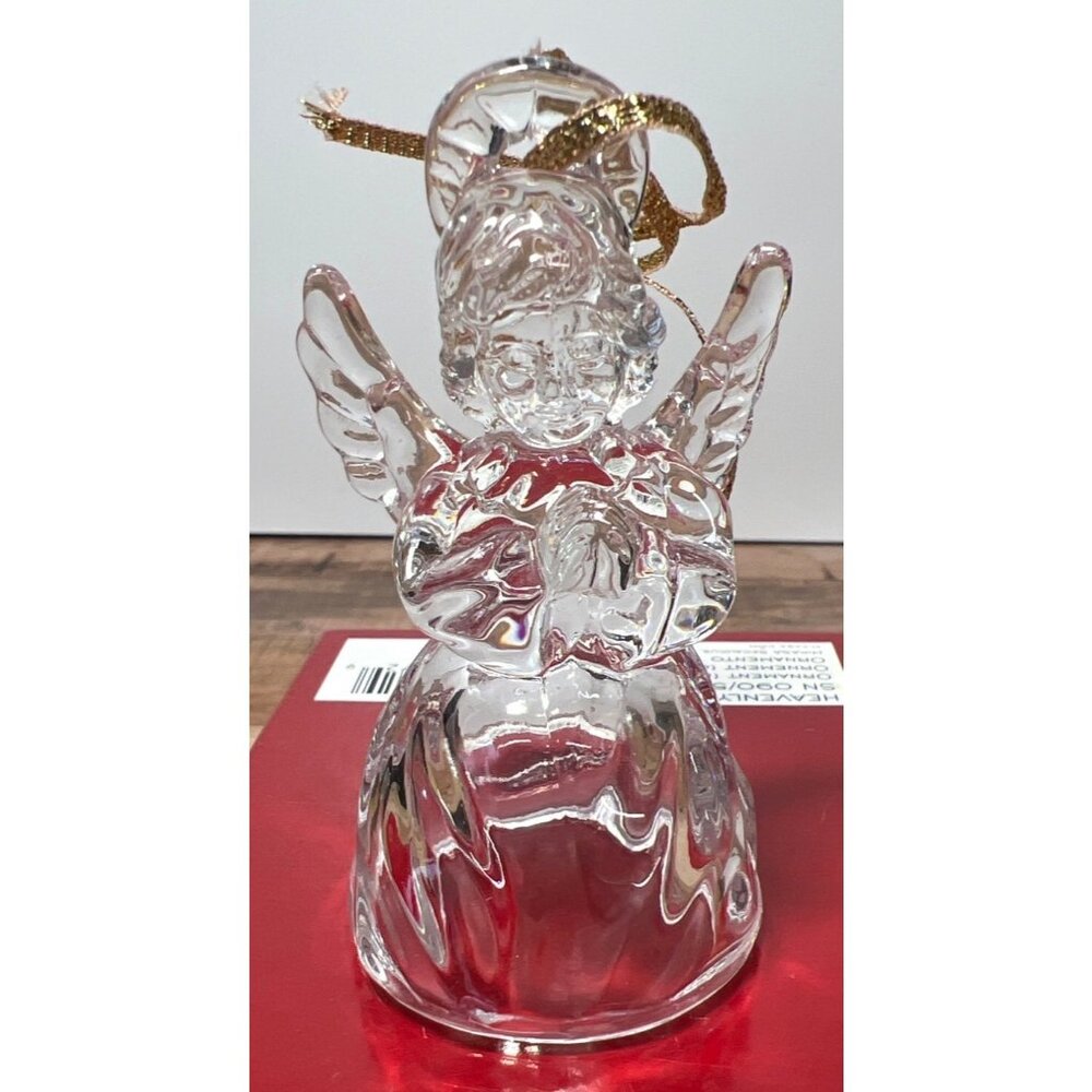Mikasa Crystal Angel Christmas Ornament Heavenly Detailed Glass Figurine